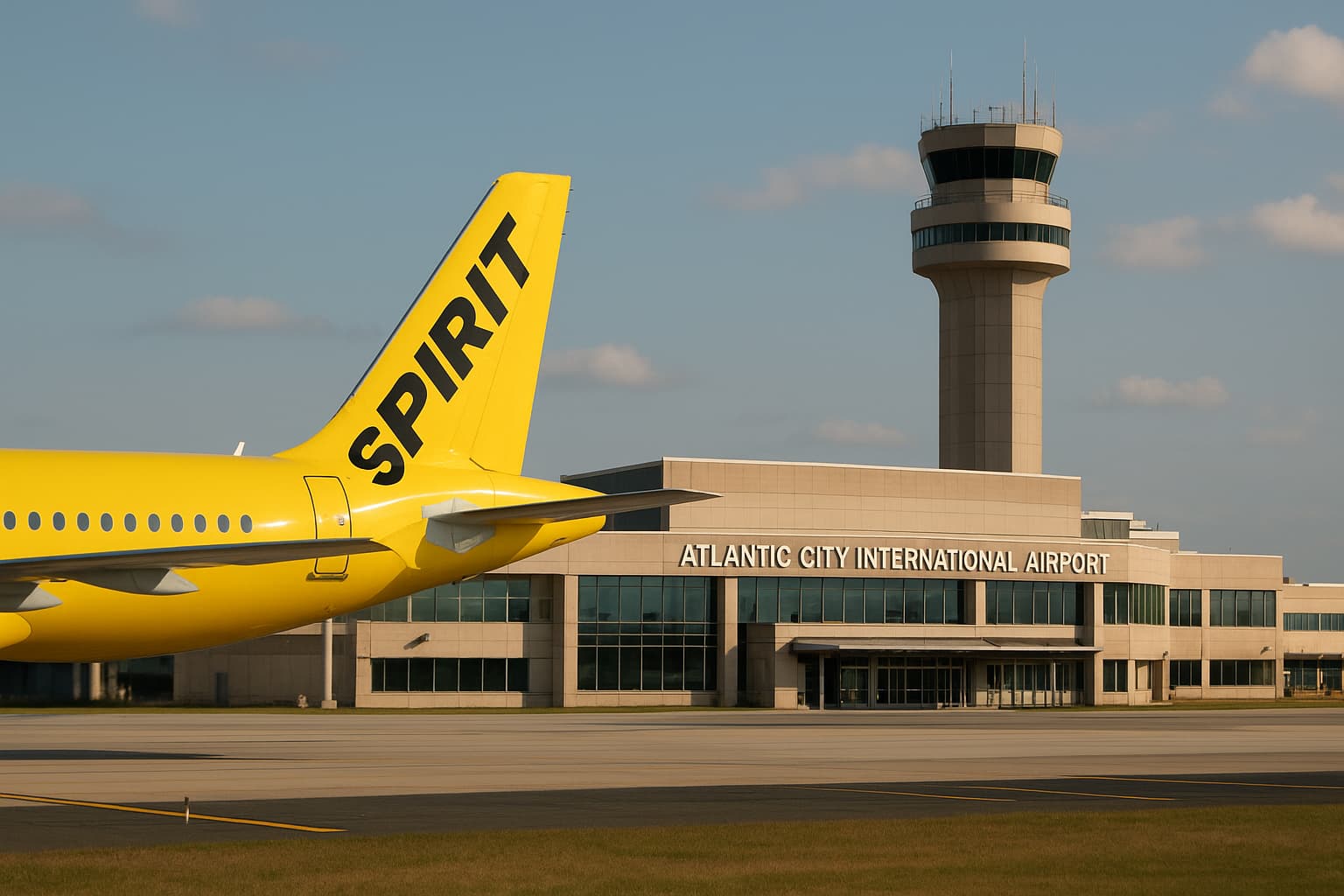 Atlantic City Airport Faces Credit Downgrade Risk After Spirit Exit