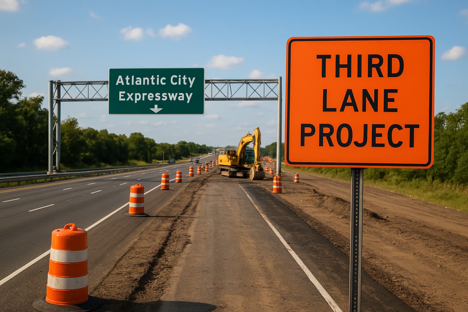 Atlantic City Expressway Third Lane Project Details Revealed