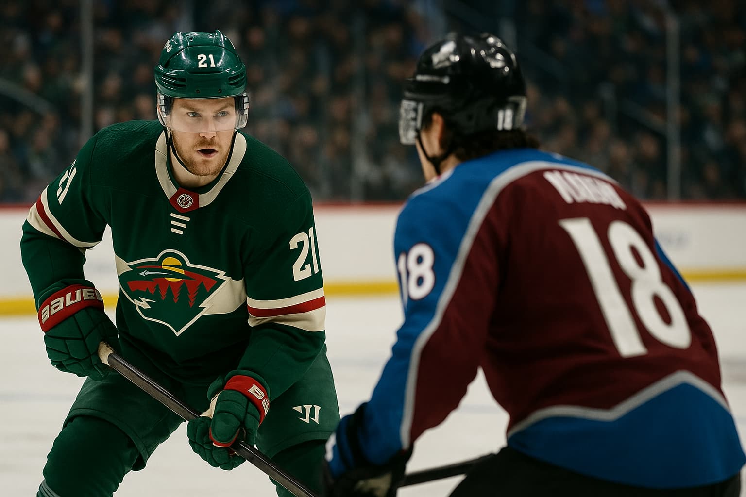 Wild Center Calls Out Avalanche Defenseman After Stick Incident