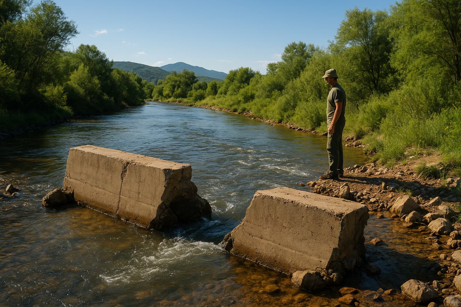 Balkan River Flows Free After 80-Year Concrete Barrier Removed