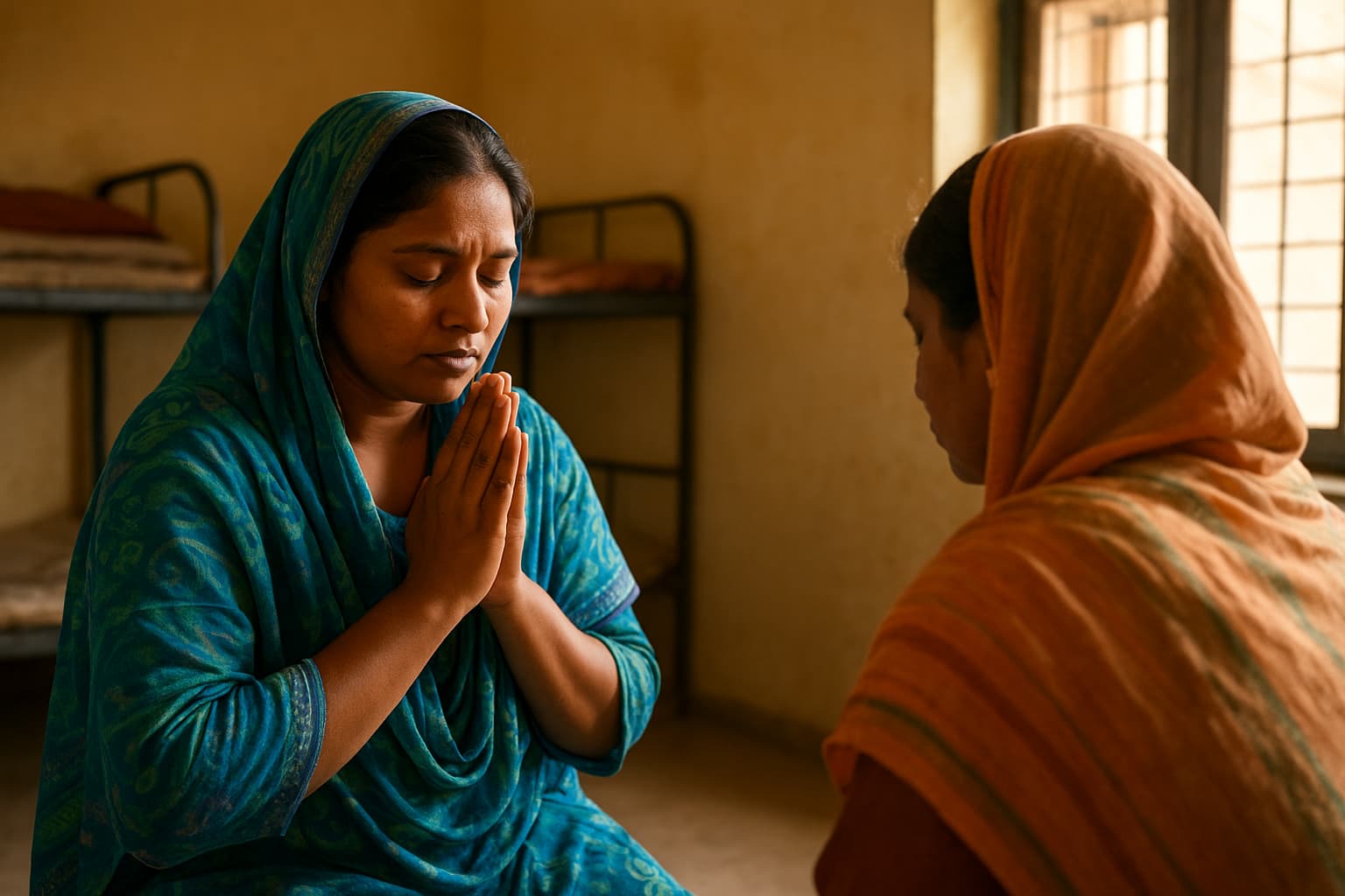 Displaced Woman's Prayer Reveals Power of Compassion