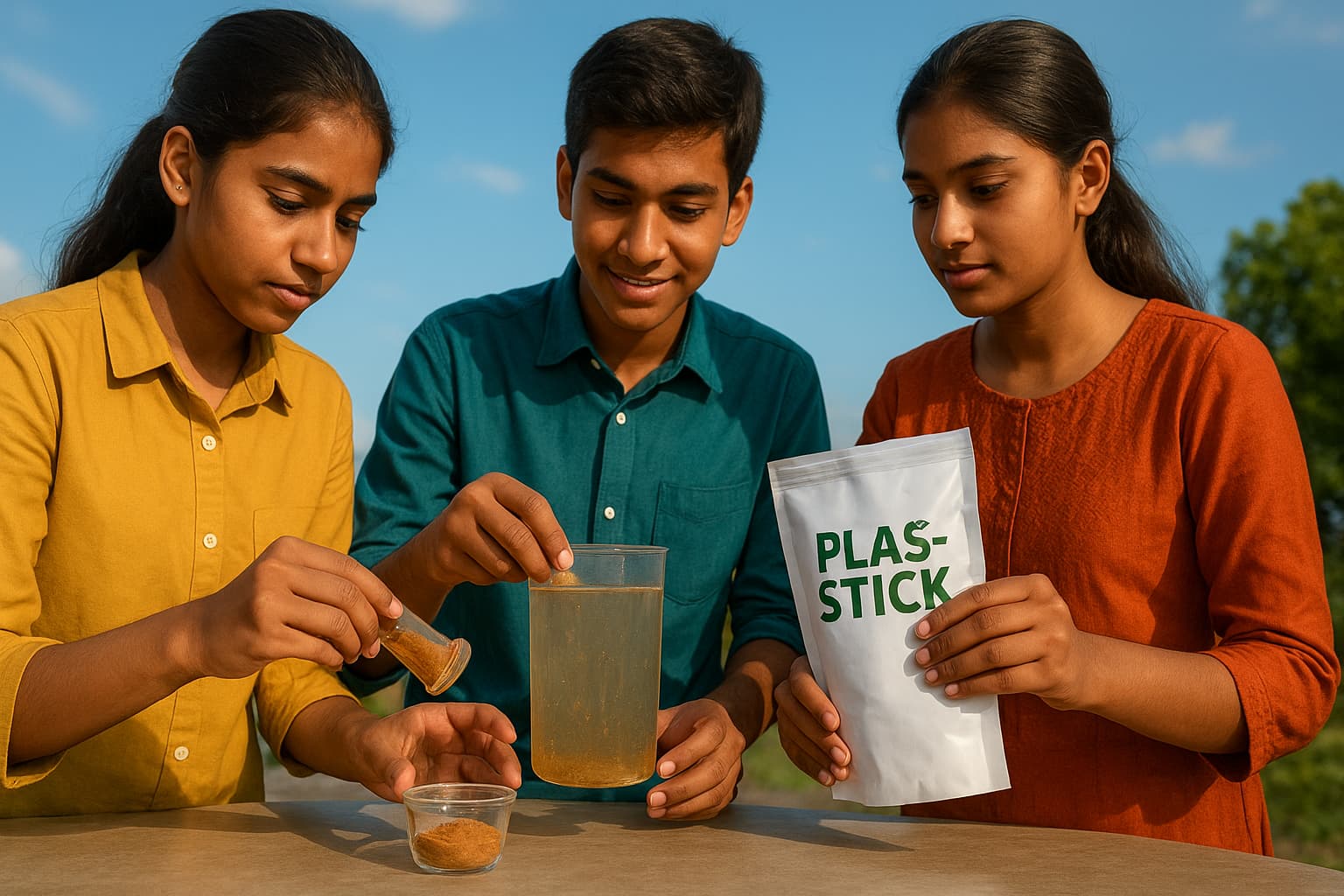 Indian Teens Invent Tamarind-Based Solution to Remove Microplastics