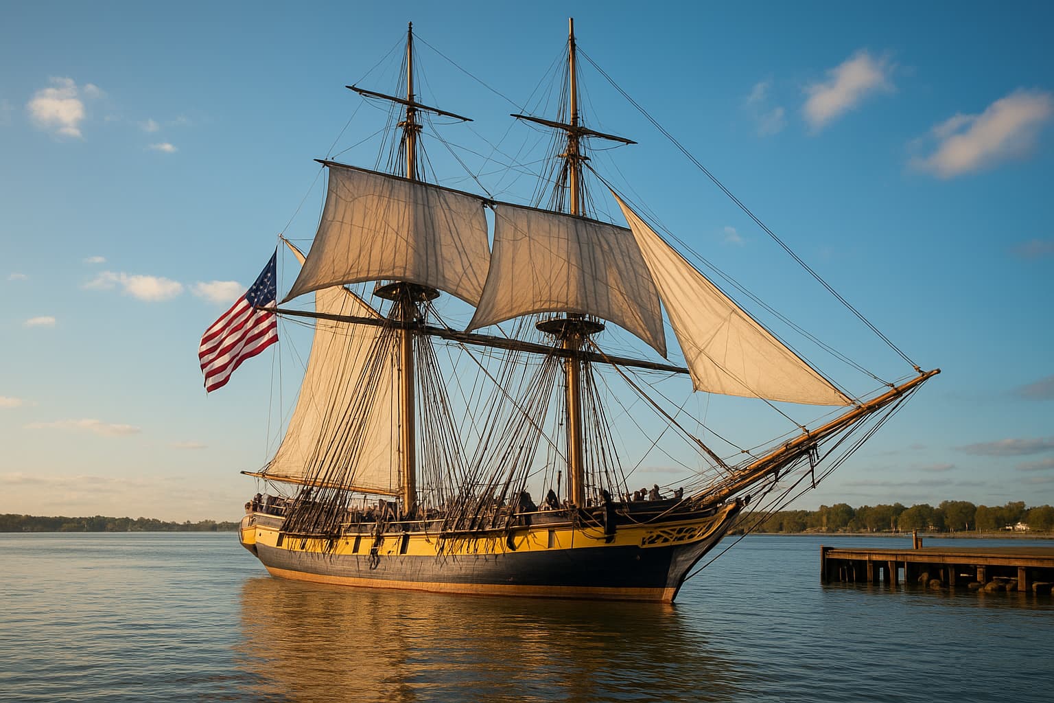 U.S. Brig Niagara Returns After $5 Million Overhaul