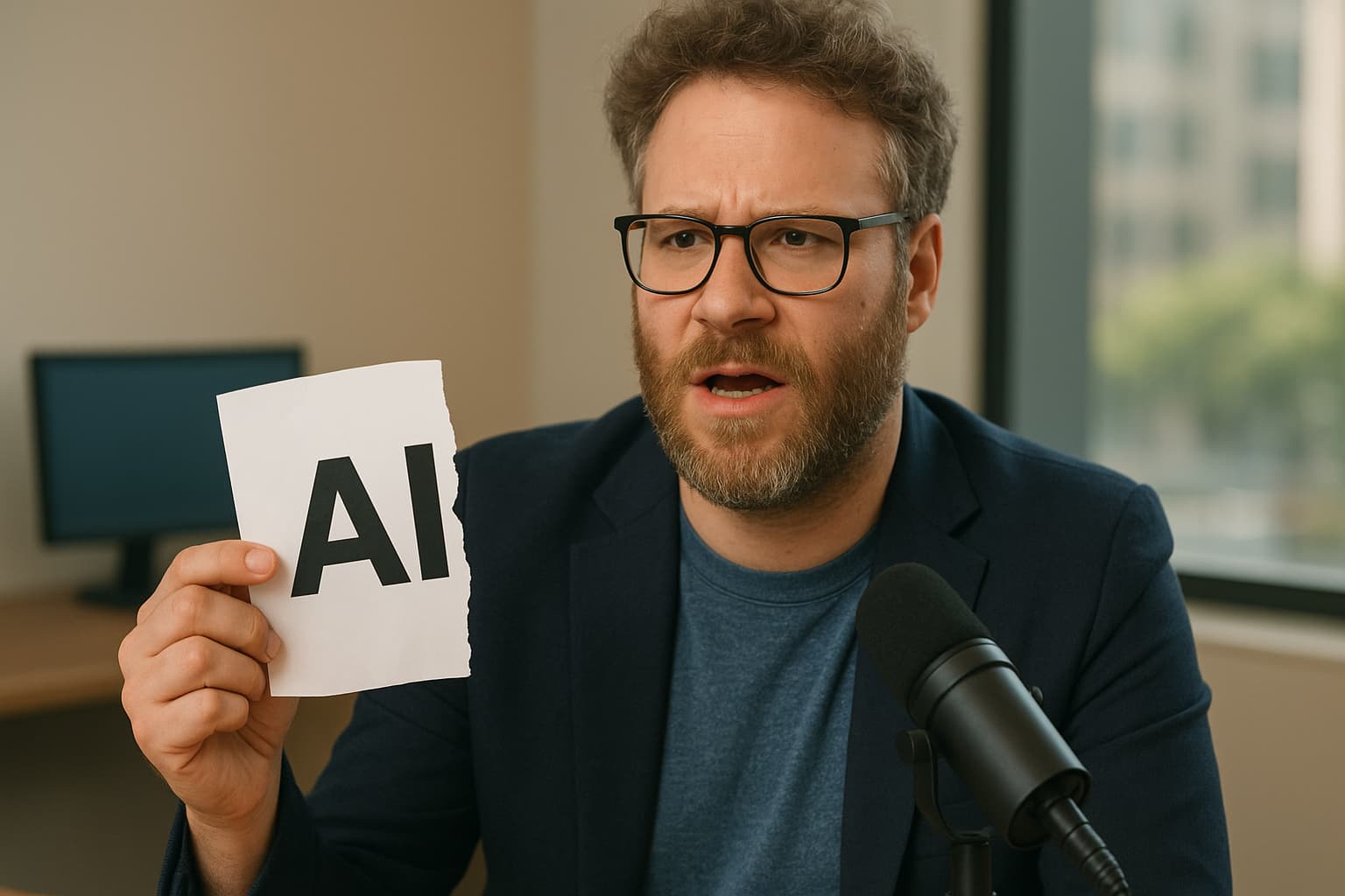 Seth Rogen Denounces A.I. Writing as Career Dealbreaker