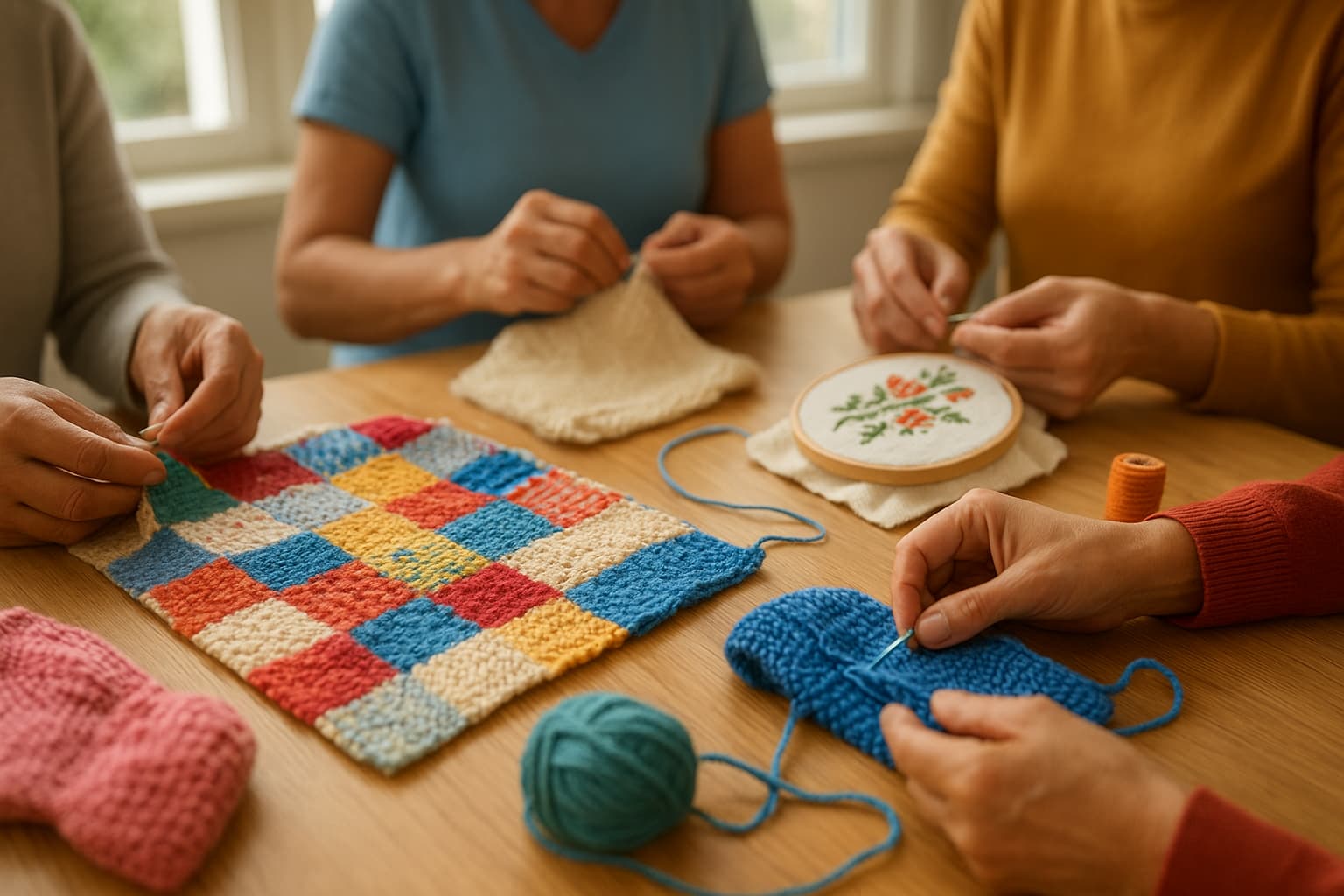 Volunteers Complete Unfinished Crafts for Grieving Families