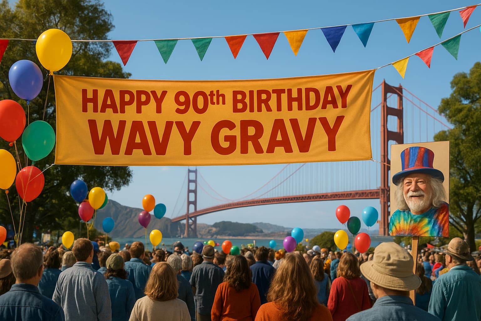 San Francisco Celebrates Wavy Gravy's 90th Birthday