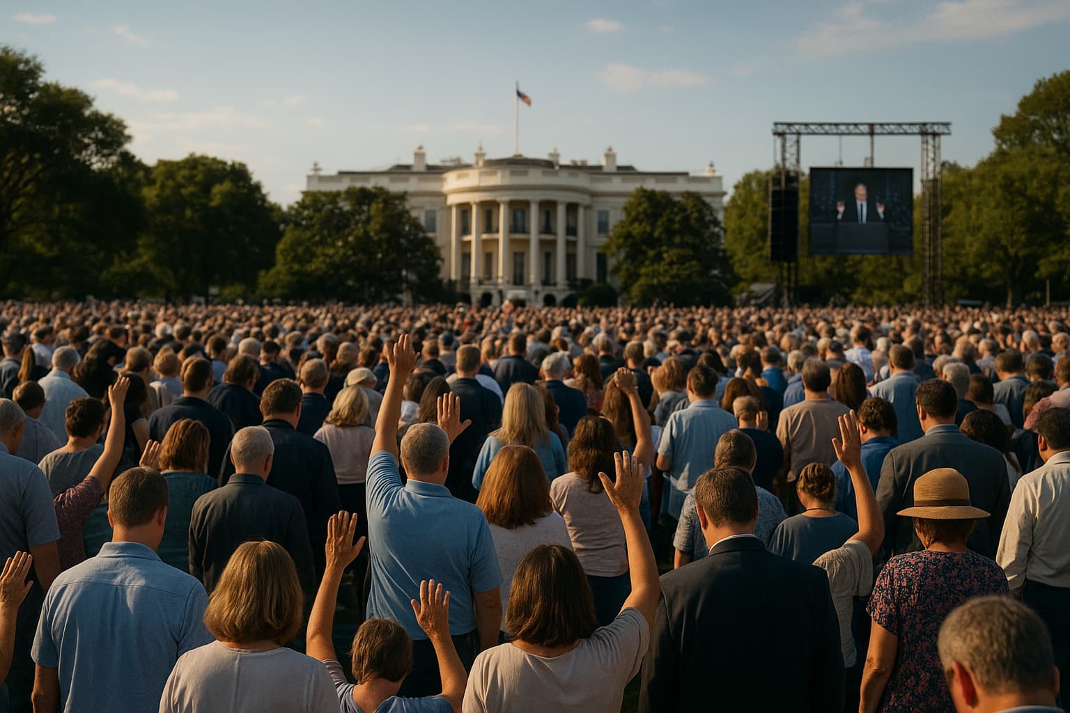 White House Organizes National Mall Prayer Gathering