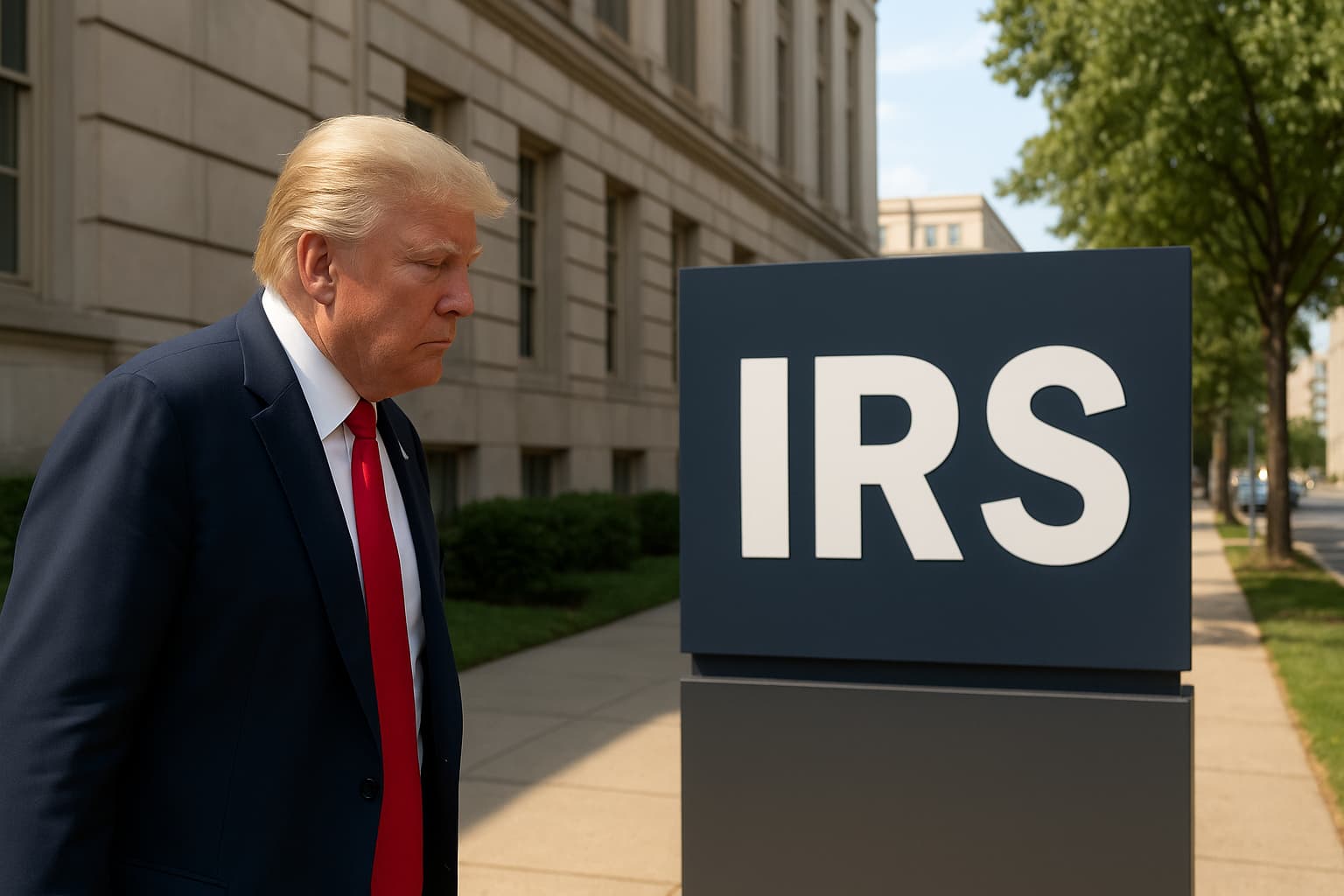Trump Moves to Drop IRS Lawsuit Amid Settlement Talks