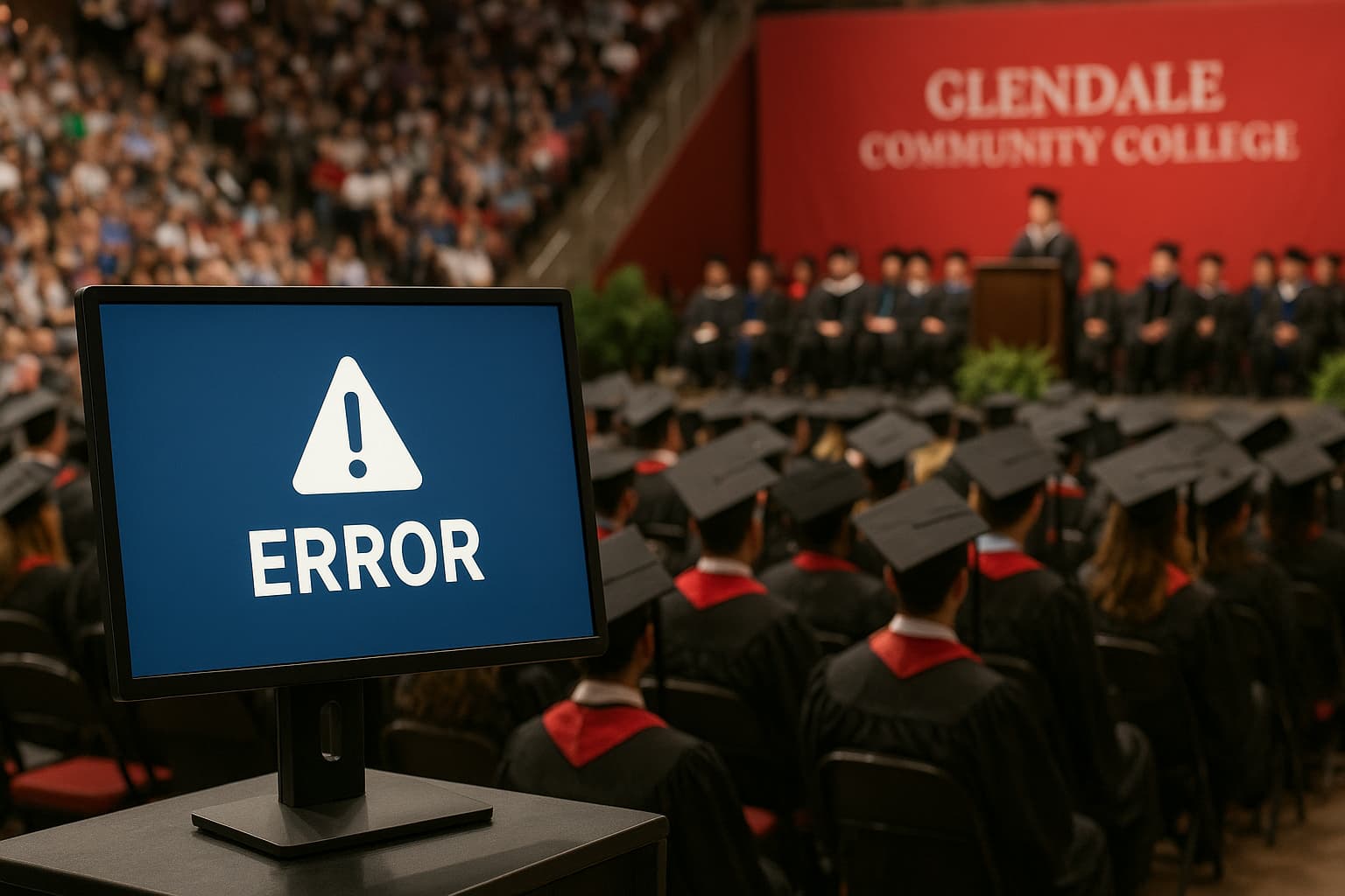 AI System Fails Hundreds at Glendale Community College Graduation