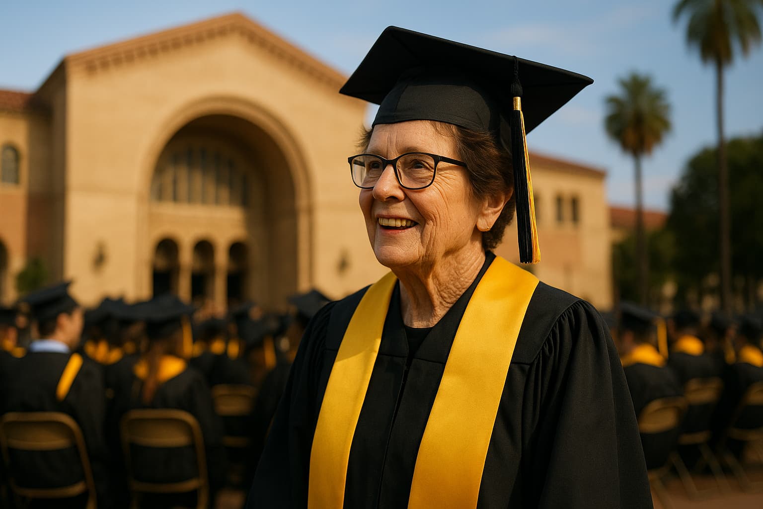 Billie Jean King Graduates from Cal State LA at 82