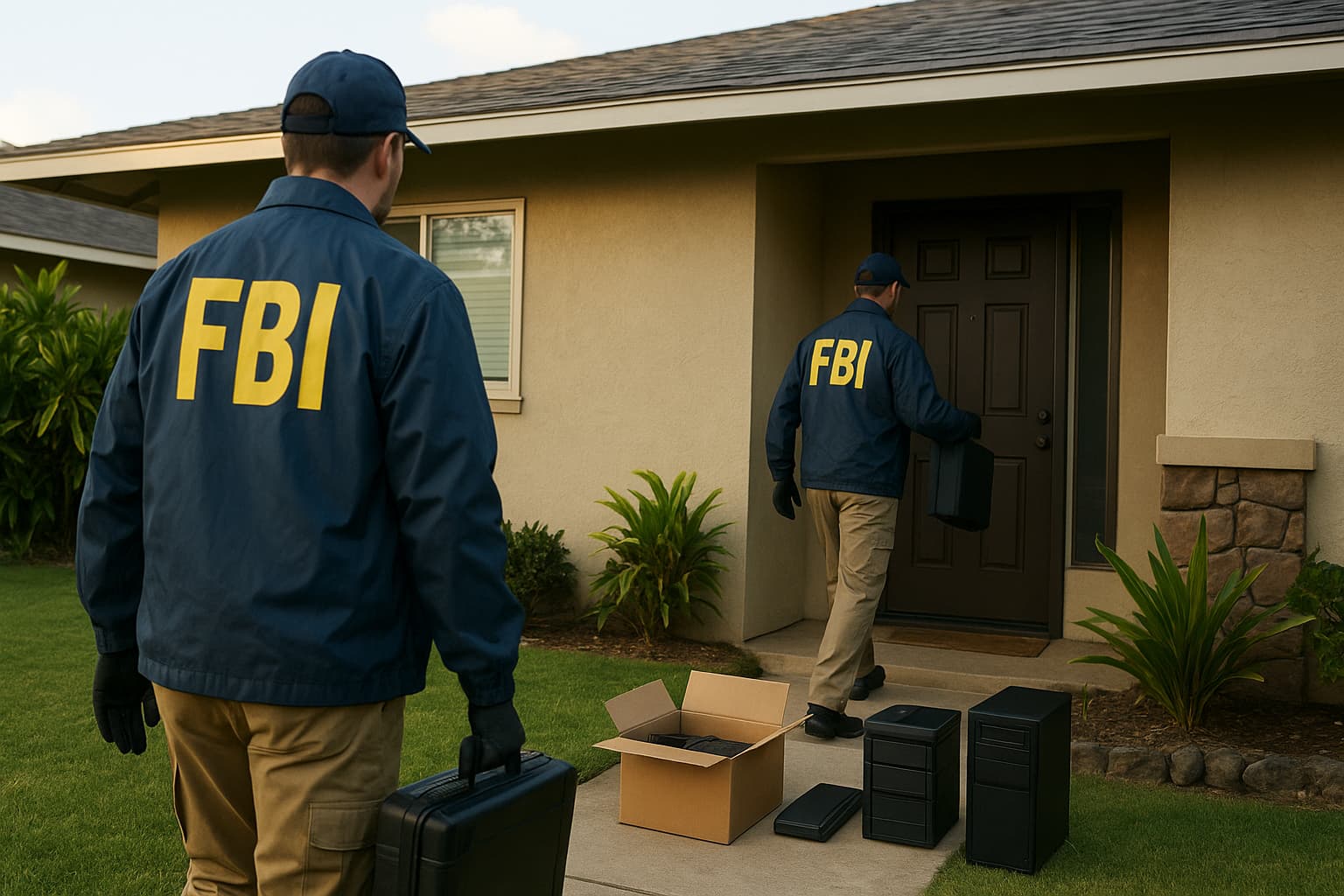 FBI Raid Video Surfaces in Alleged Murder-for-Hire Case