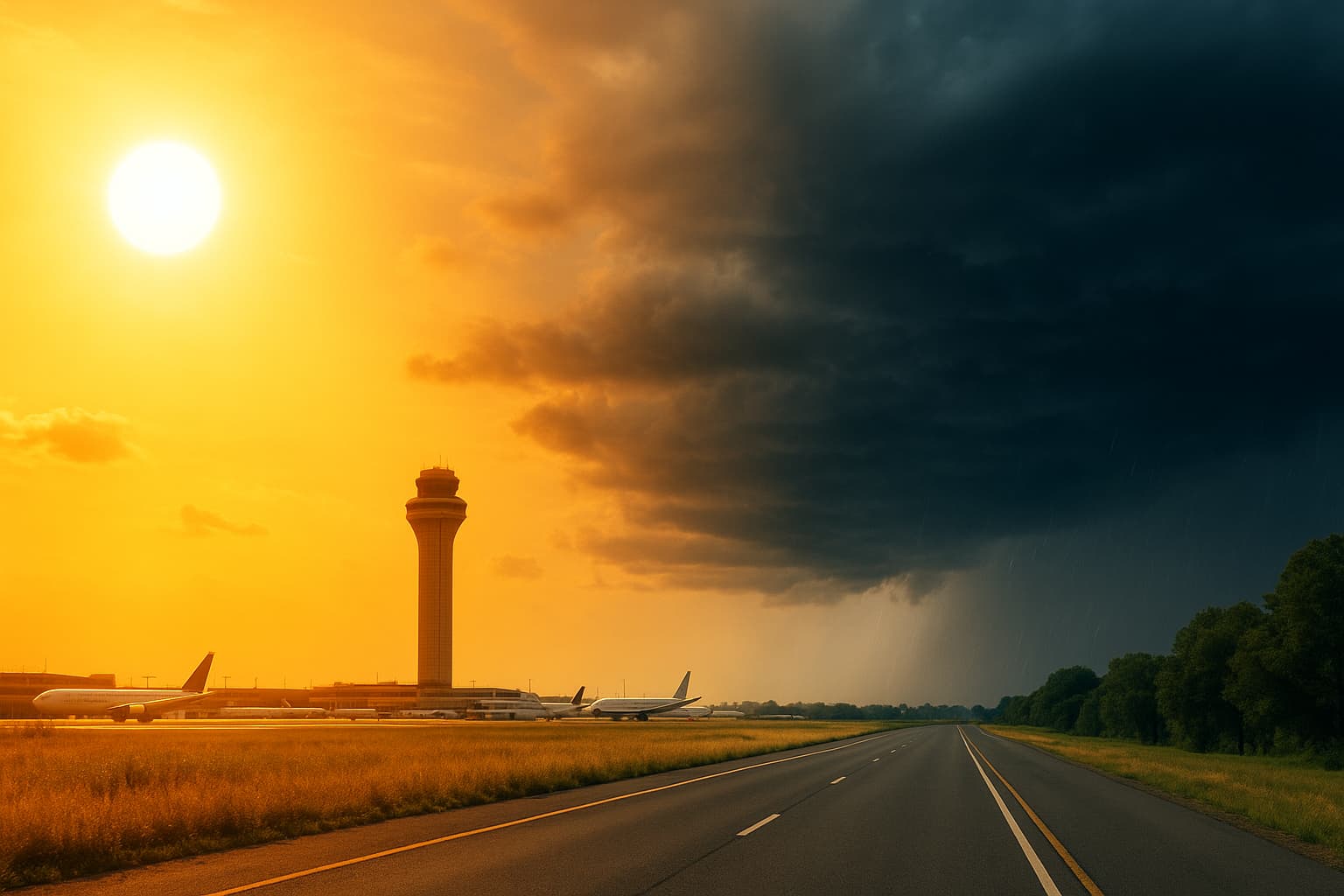 Heat Wave Breaks Records Before Storm Relief Arrives