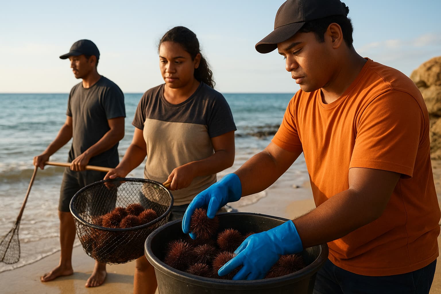 Australia Pays Indigenous Fishermen to Combat Sea Urchin Plague