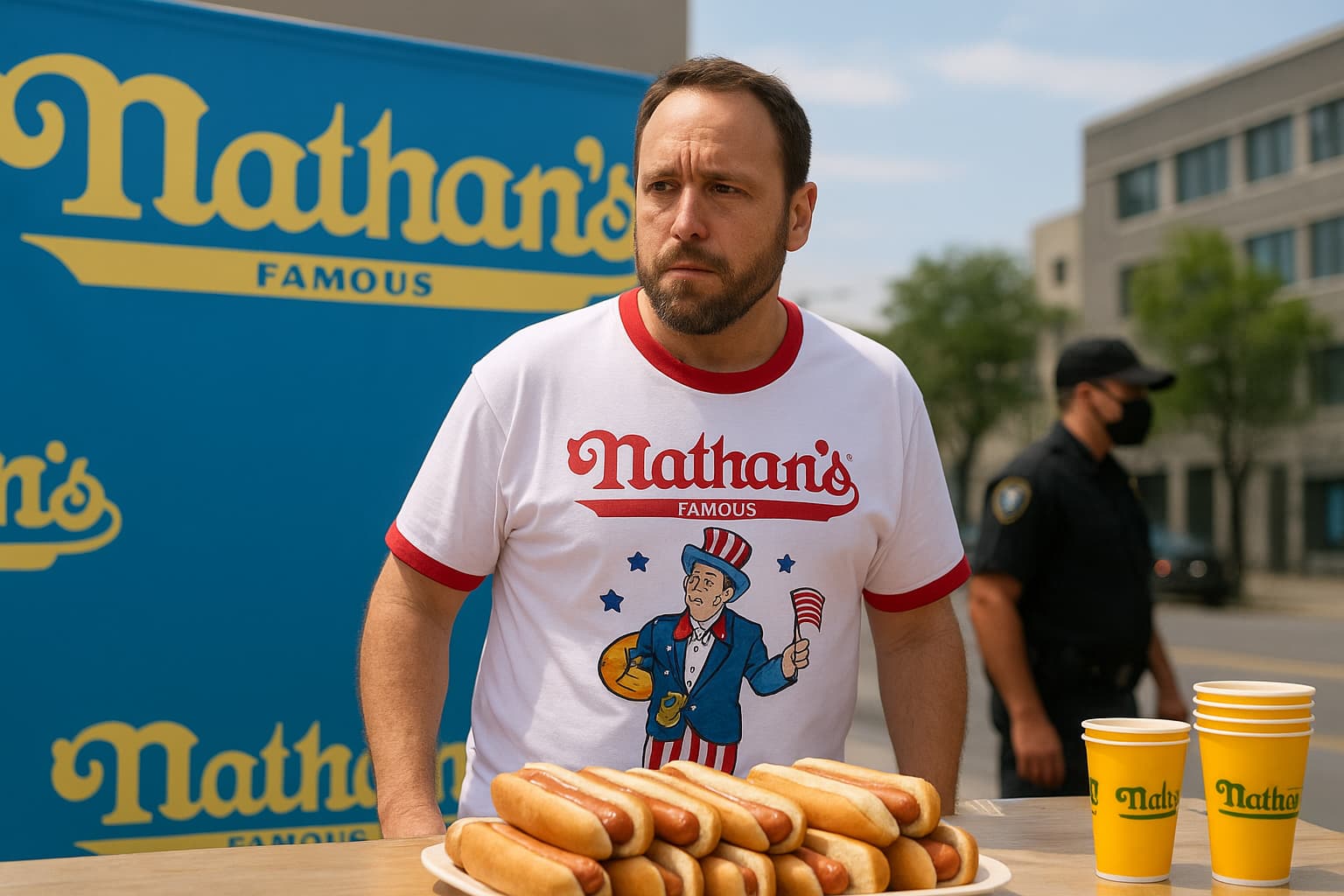Joey Chestnut to Defend Hot Dog Title on Probation