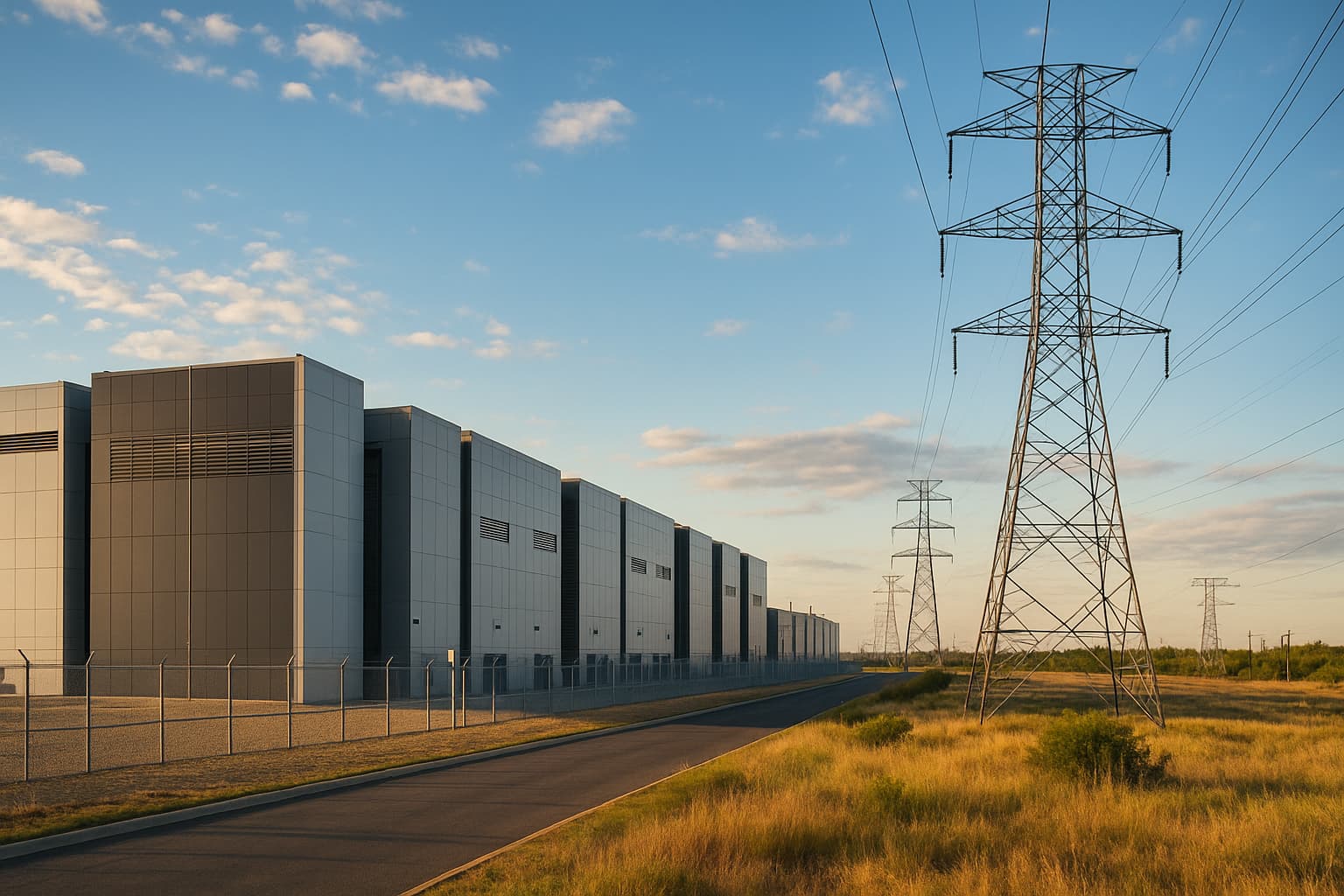 Data Centers Strain Texas Power Grid Capacity