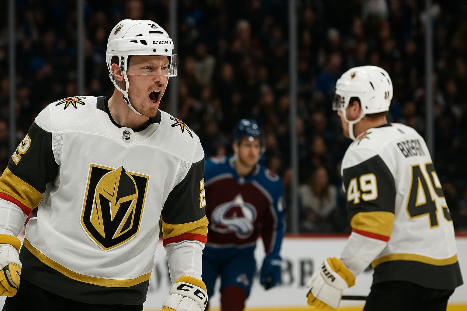 Golden Knights Seize 2-0 Series Lead Over Avalanche