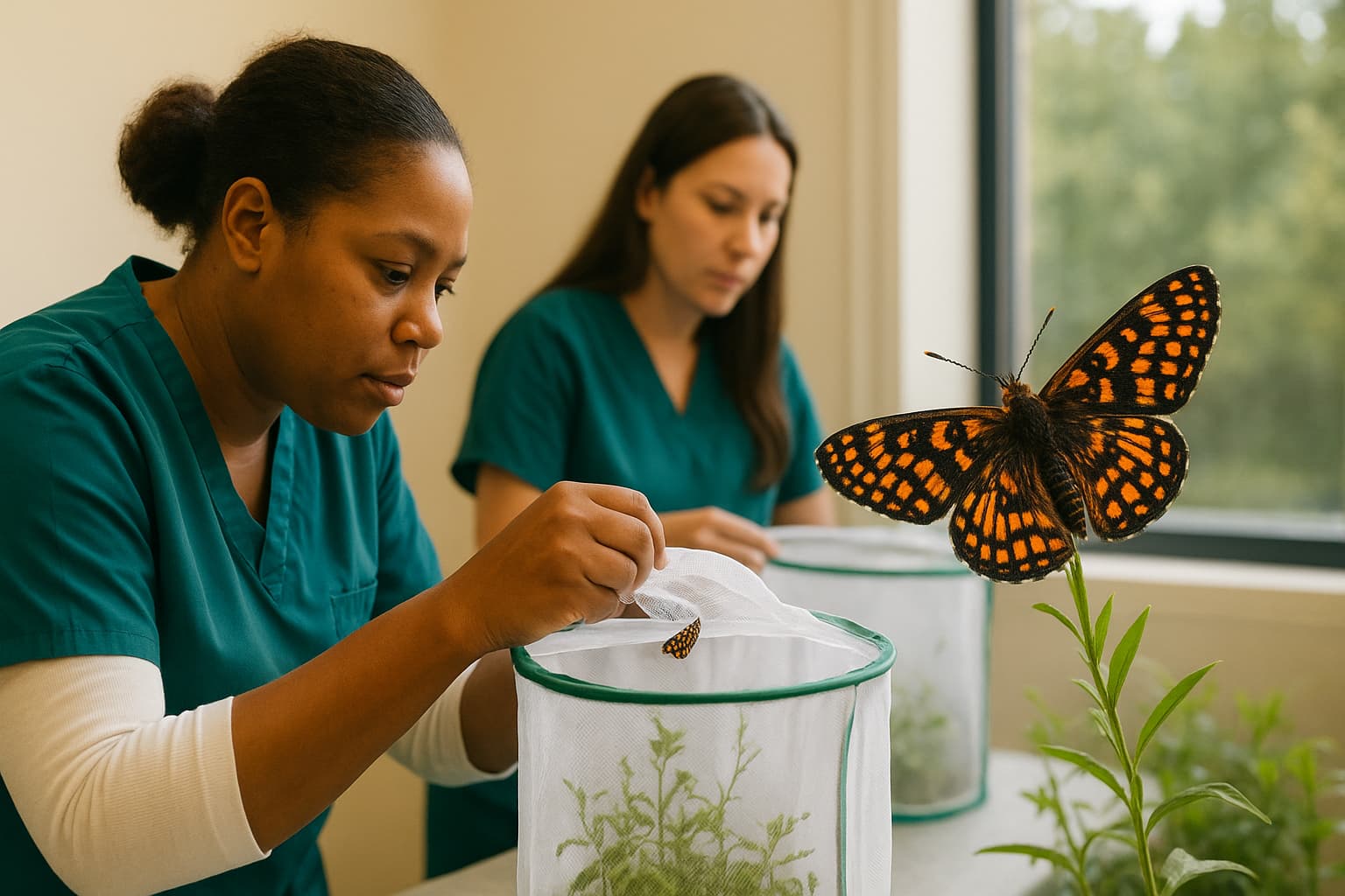 Prison Program Helps Endangered Butterflies and Women Rebuild
