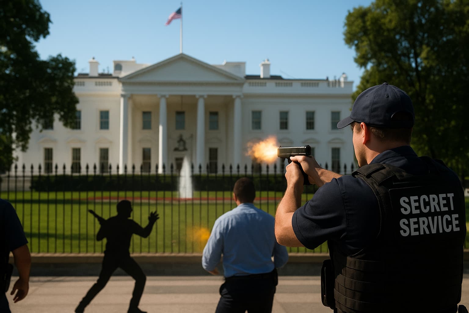 Secret Service Shoots Armed Individual Near White House