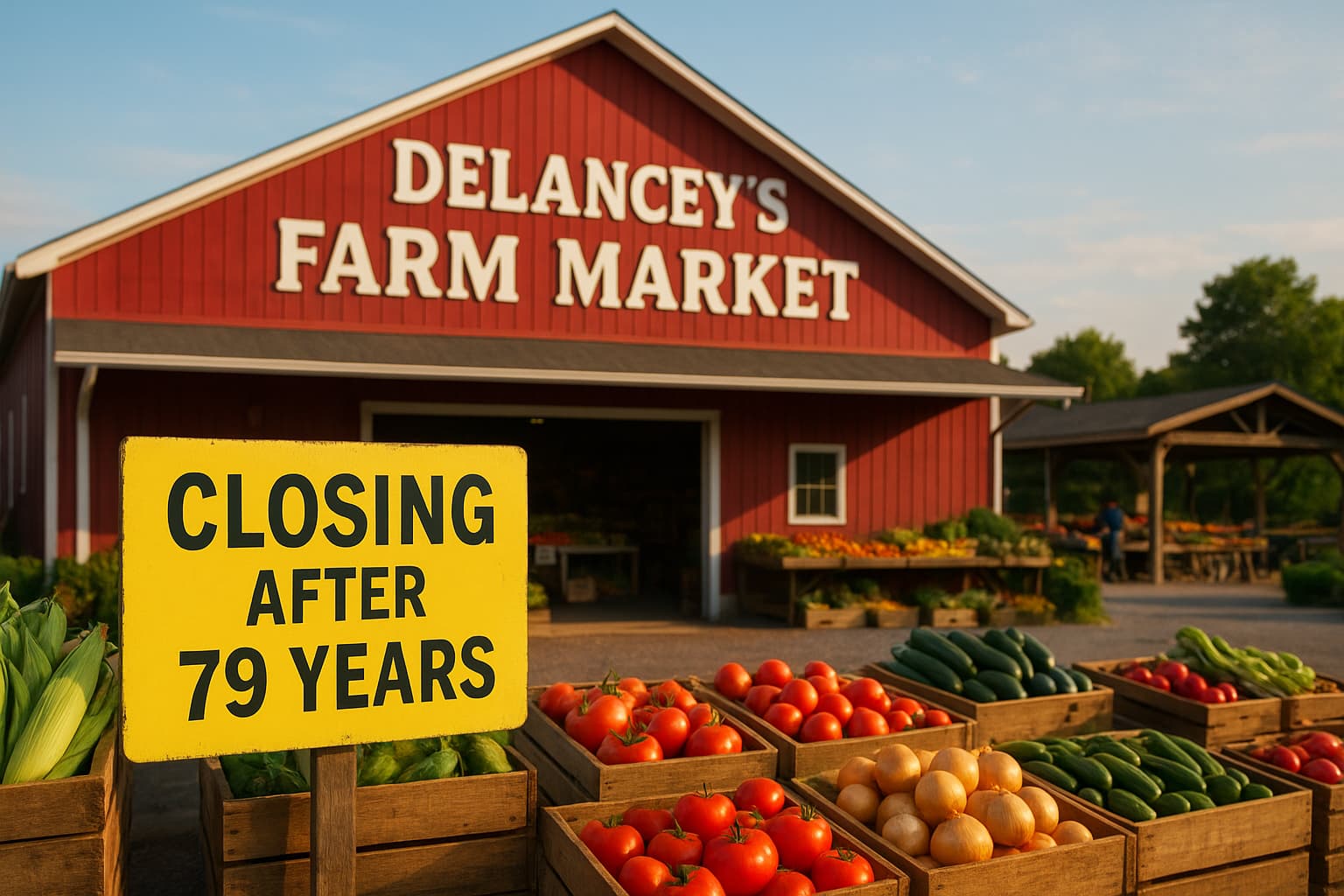 Delancey's Farm Market Closing After 79 Years