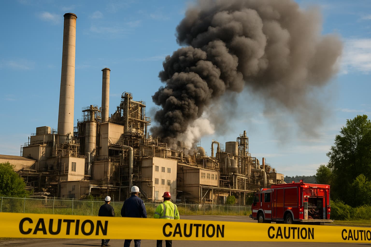 Paper Mill Disaster Leaves Two Dead, Nine Missing