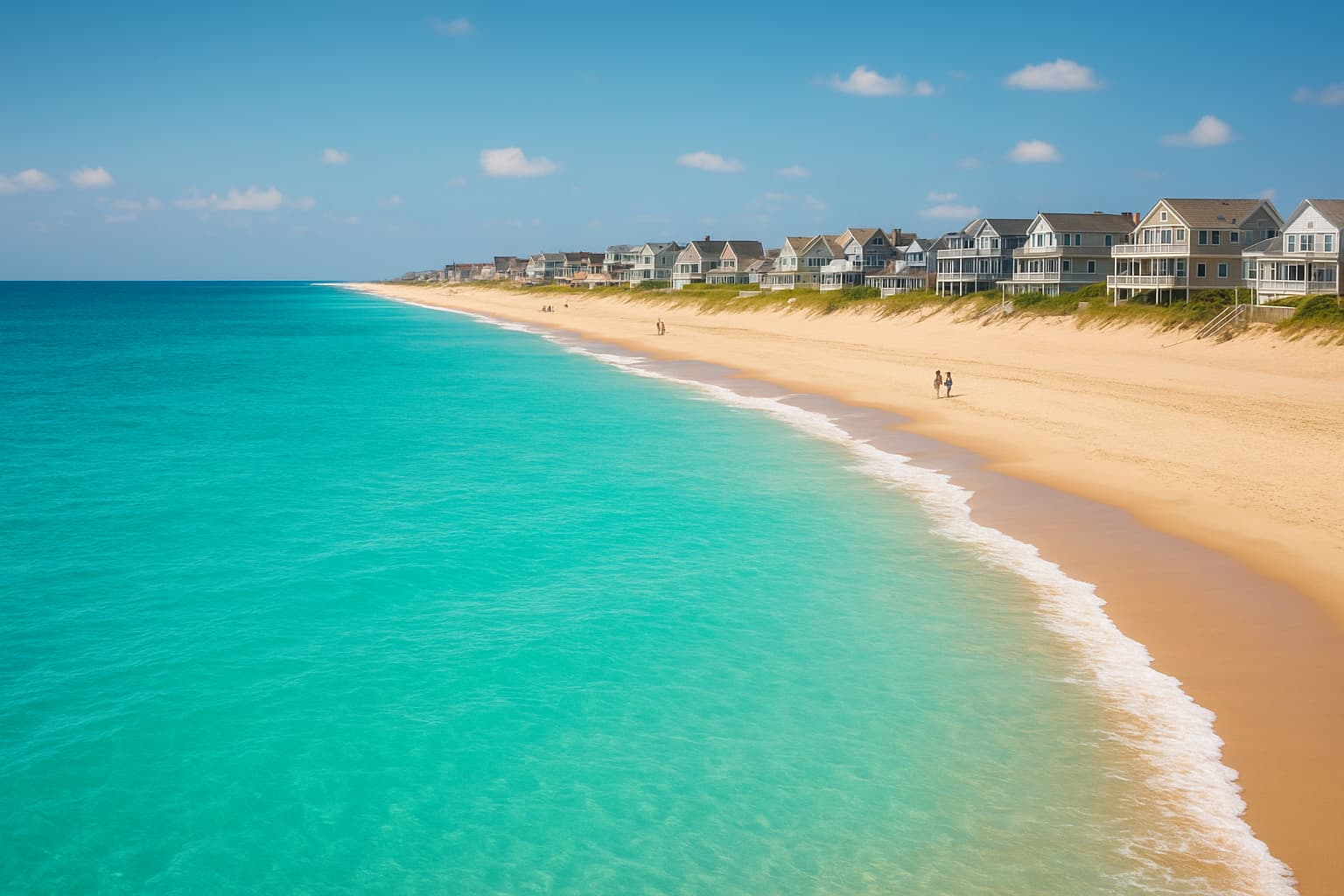 Atlantic Waters Turn Tropical Blue Along Jersey Shore