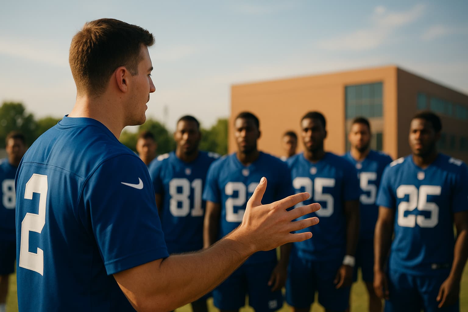 Dart Addresses Giants Teammates Over Trump Introduction