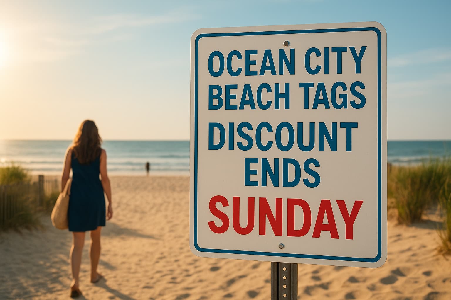 Ocean City Beach Tags: Discount Ends Sunday