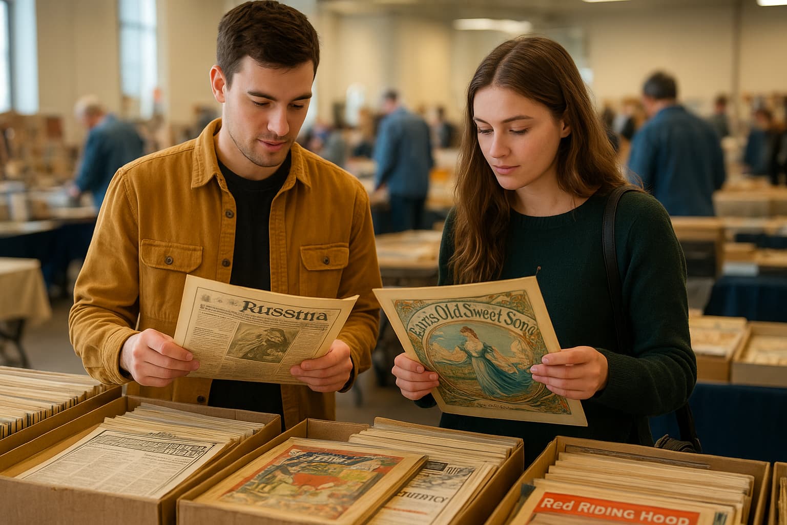 Young Collectors Embrace Vintage Paper at Allentown Show