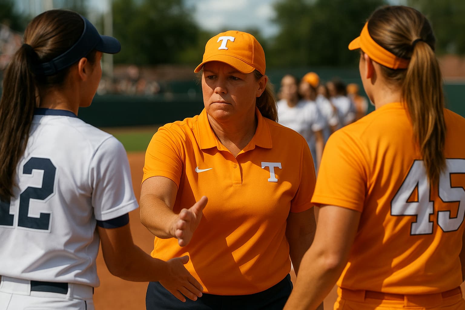 Tennessee Coach Denies Handshake Line Comment at WCWS
