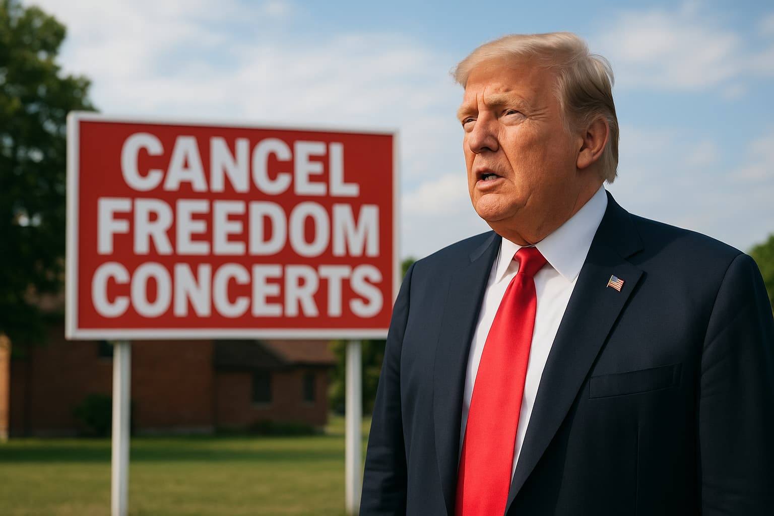 Trump Calls for Cancellation of Freedom 250 Concerts