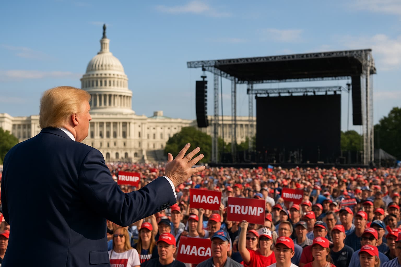 Trump Suggests MAGA Rally Replace America's 250th Birthday Concert