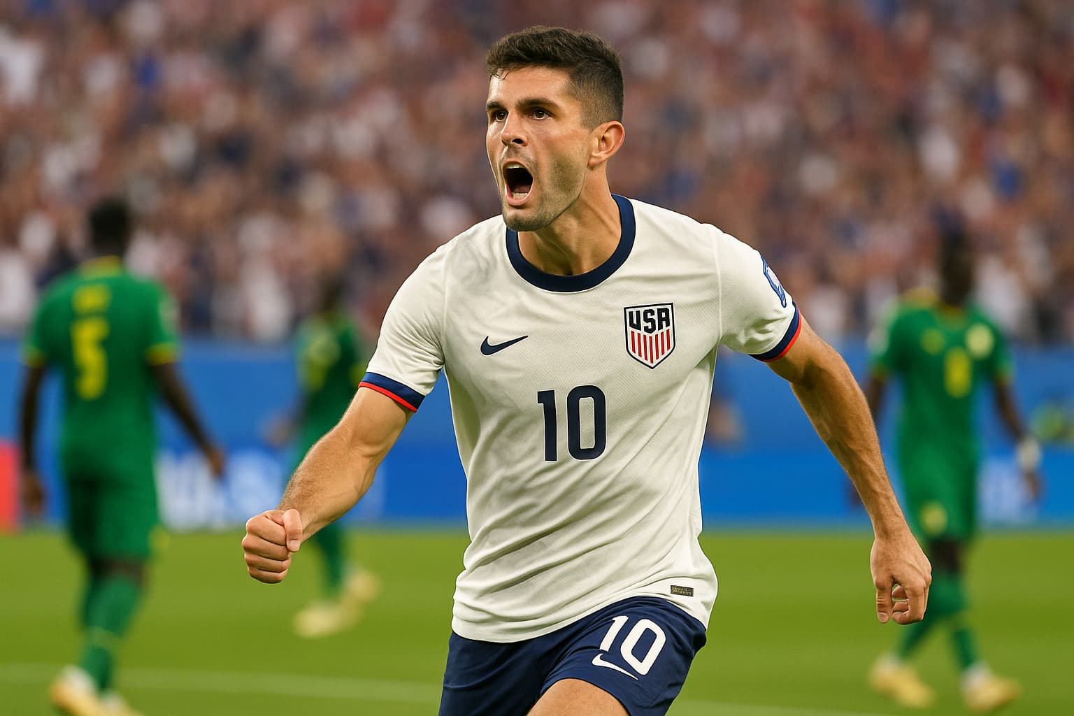 Pulisic Breaks Scoring Drought in U.S. Victory Over Senegal