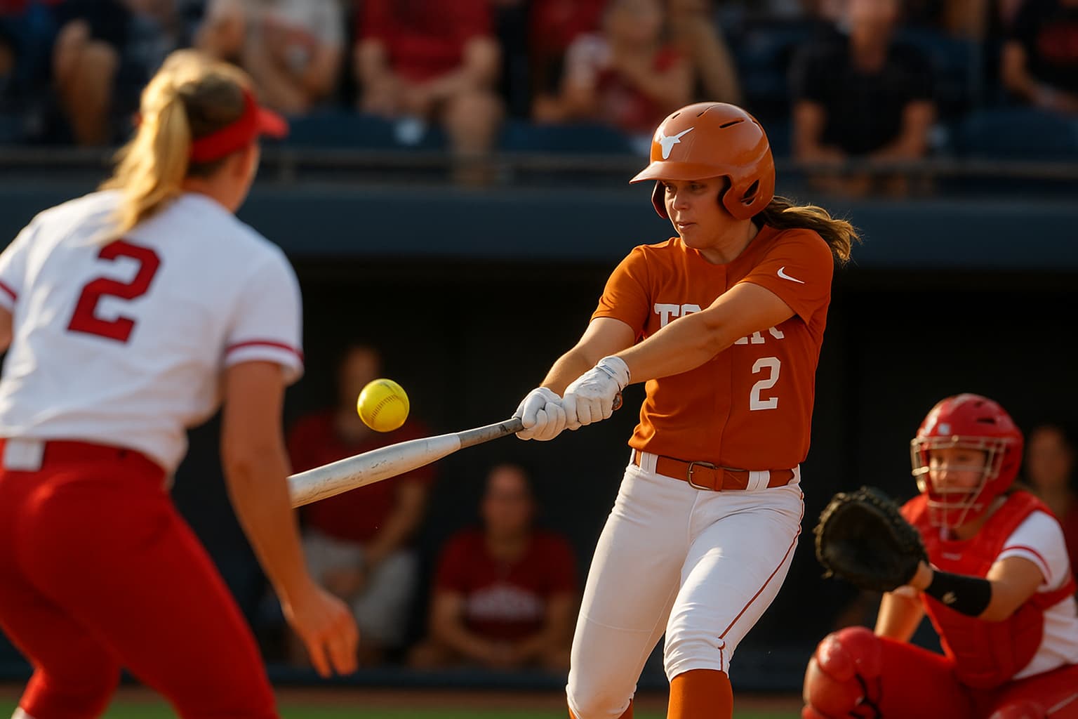 Texas Rallies Past Nebraska at Women's College World Series