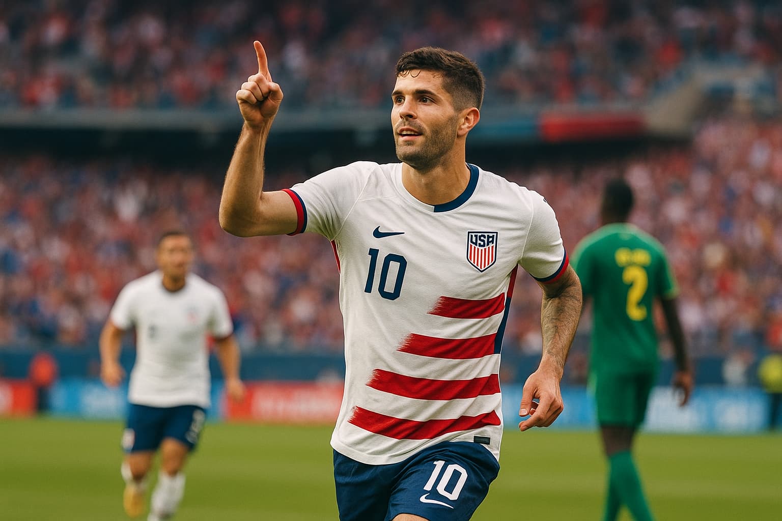 Pulisic Ends Five-Month Goal Drought in U.S. Victory