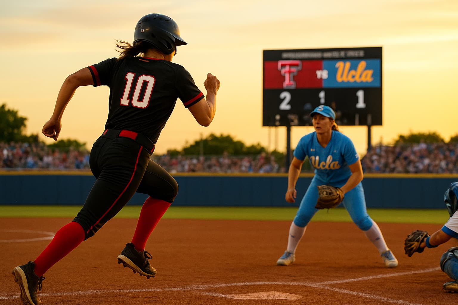 Texas Tech Advances Past UCLA in Dramatic WCWS Thriller