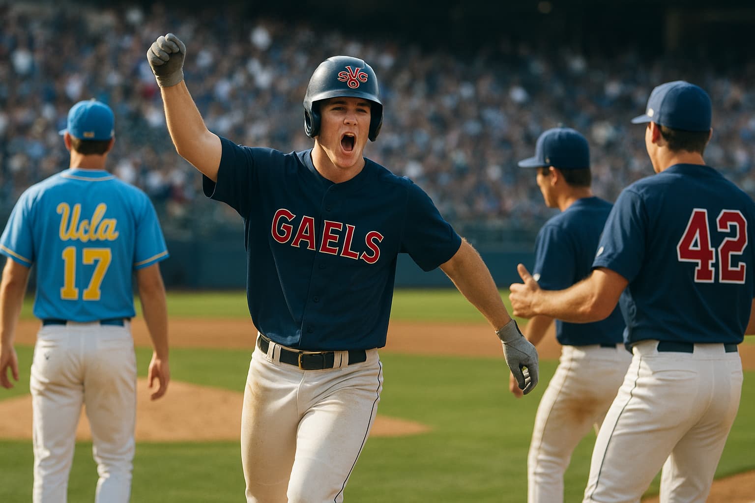Saint Mary's Stuns Top-Seeded UCLA in Extra Innings