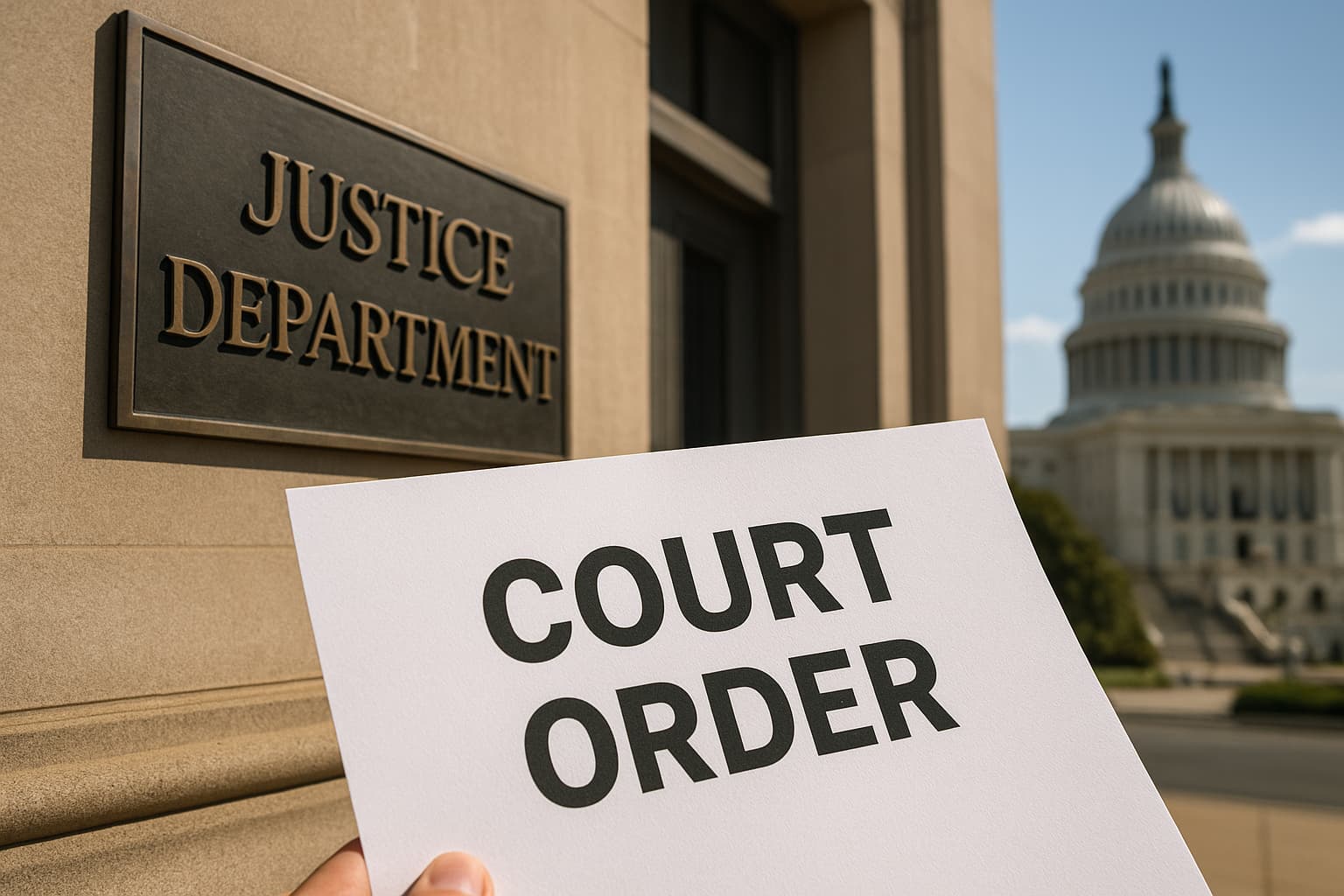 Justice Department to Comply with Court Order Halting Trump Fund