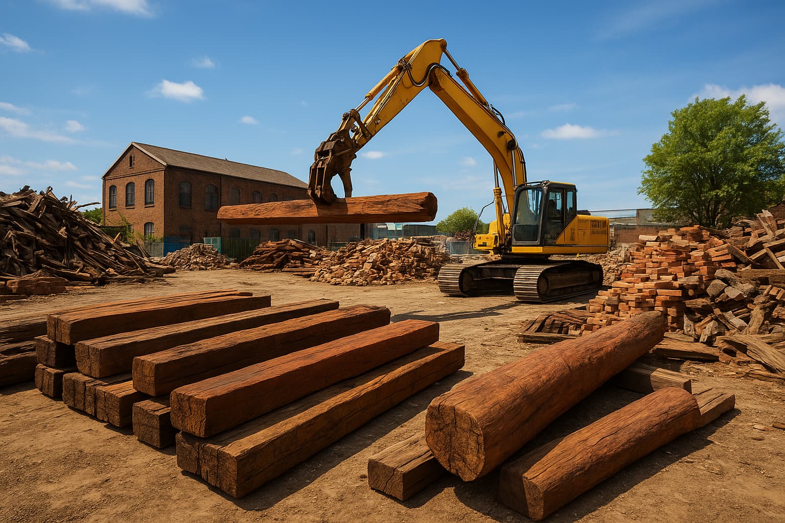 London Salvage Yard Rescues Historic Building Materials from Landfills
