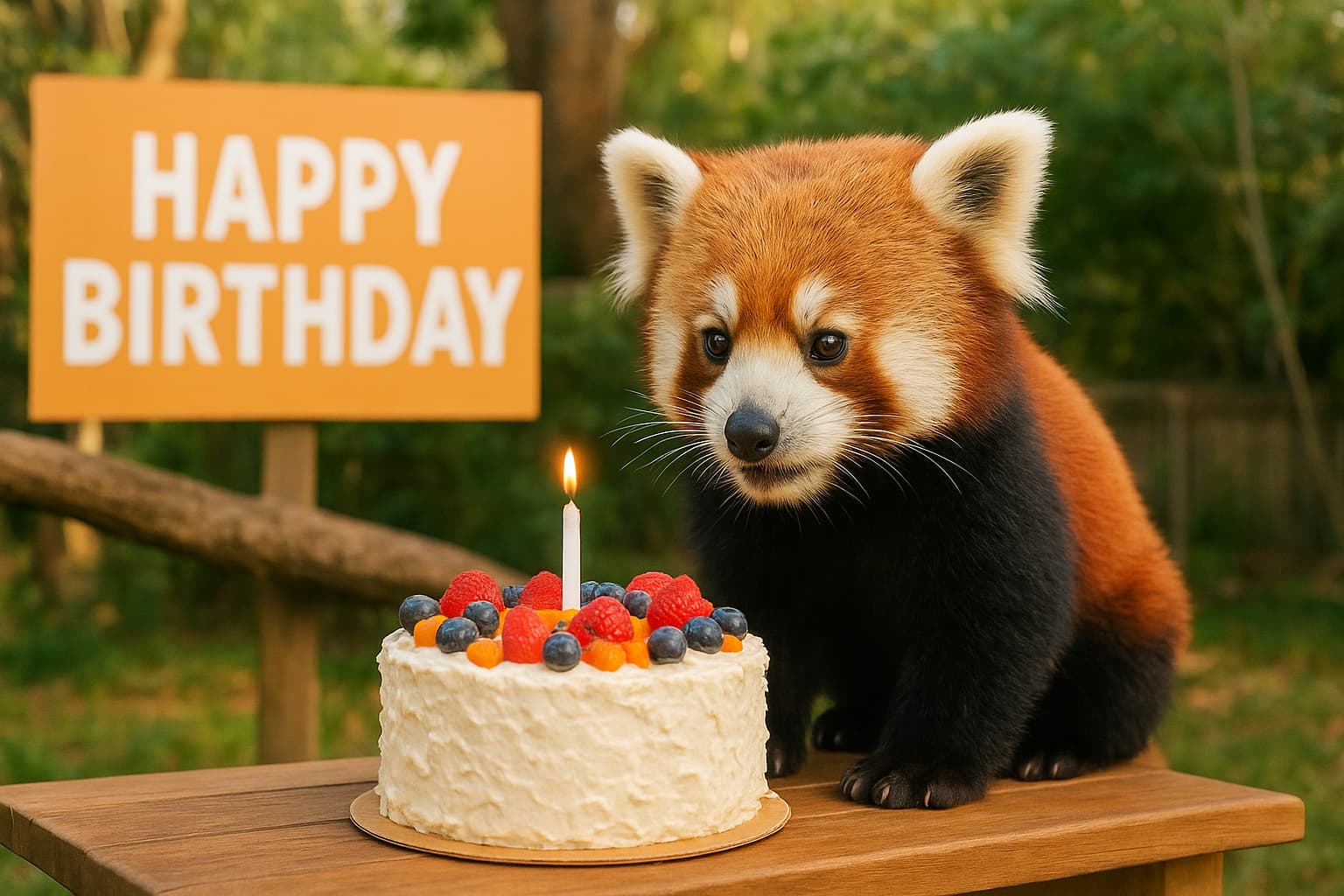 Zoo Welcomes Red Panda on His First Birthday