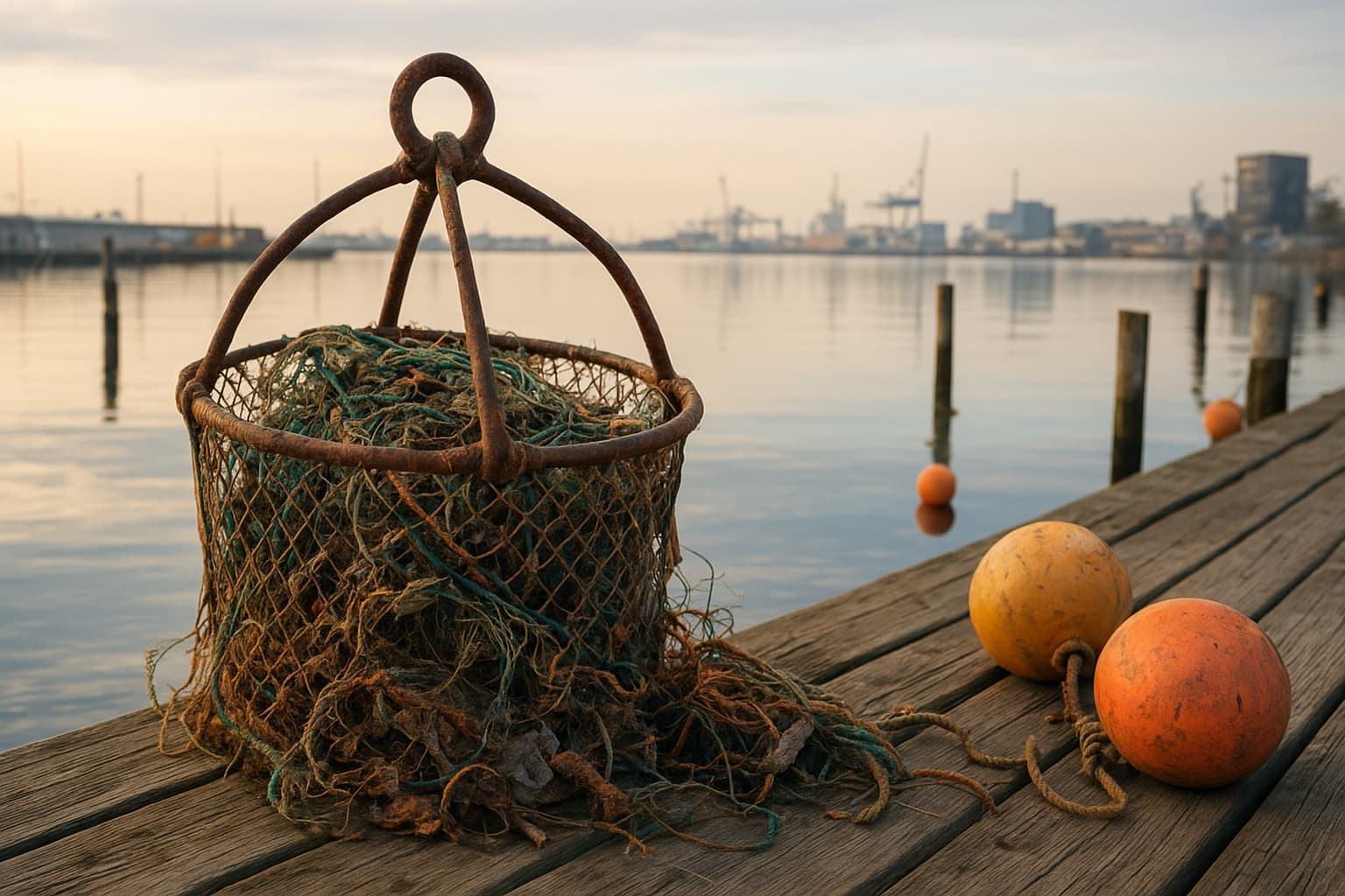 Former Fisherman Removes Tons of Trash from Canadian Harbors
