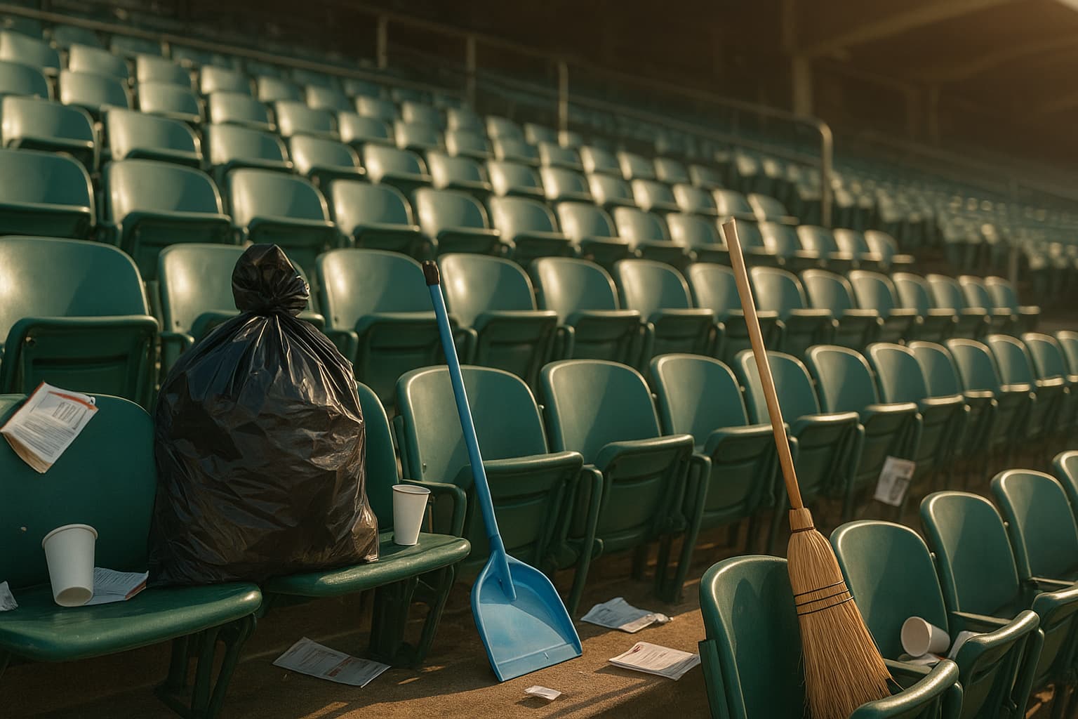Japanese Fans and Players Clean Dallas Stadium After World Cup Match